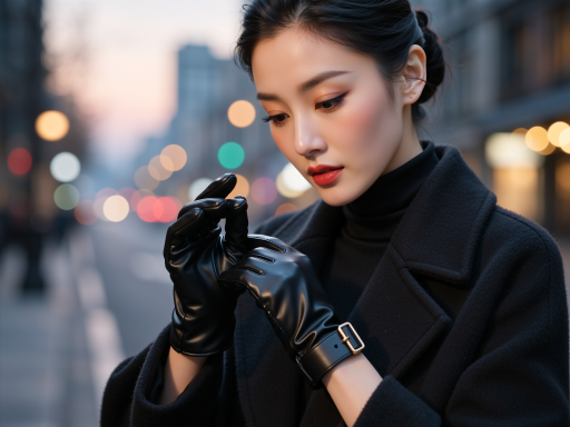 手套，皮质，冬季保暖，触屏功能