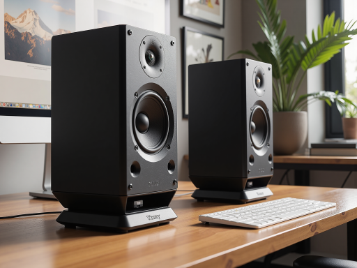 音响，立体声音效，HIFI音质，桌面书架音箱